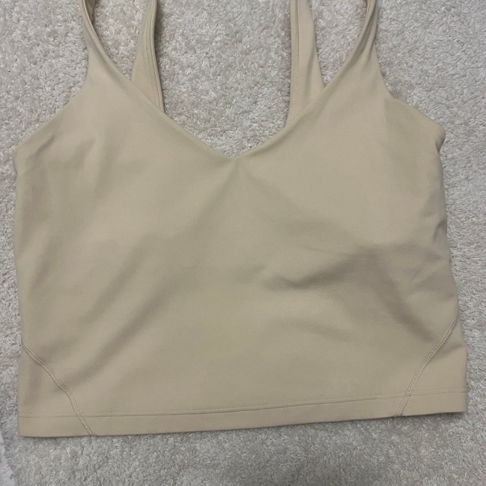 Beige Lululemon Align Tank